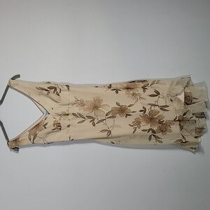 Y2K Fairycore Asymmetrical Midi Dress Size S Floral Whimsy Romantic Babydoll 90s